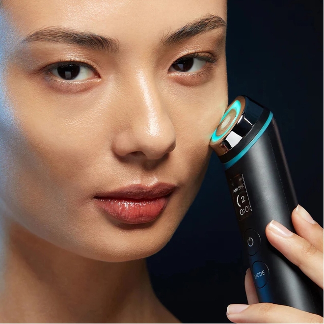 Микротоковый аппарат для лица AGE-R Booster Pro Black - купить в