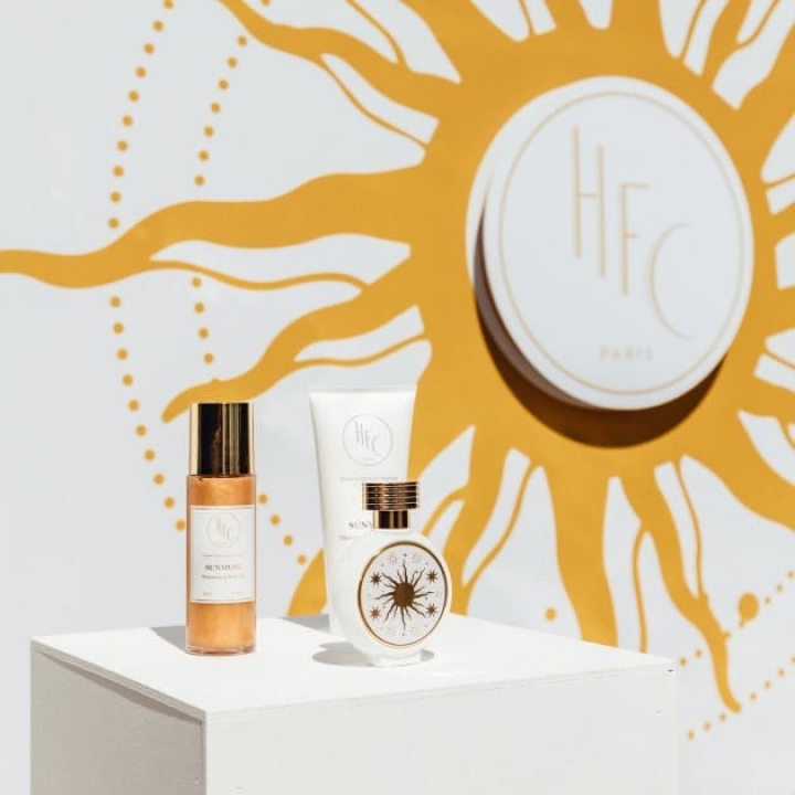Парфюмированный лосьон с шиммером HFC Sunmusk