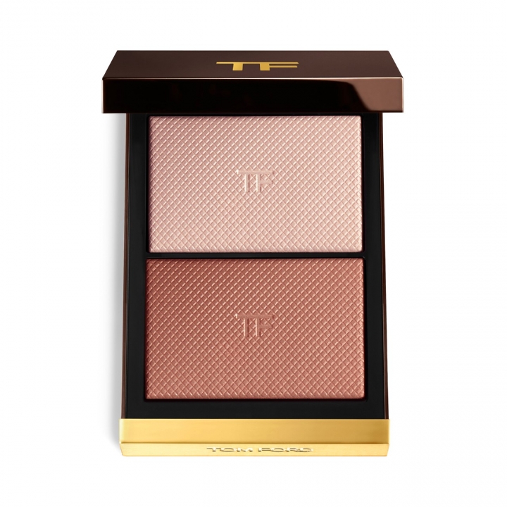 Tom Ford Shade And Illuminate Highlighting Duo Пудра-хайлайтер для лица в оттенке #Peachlight