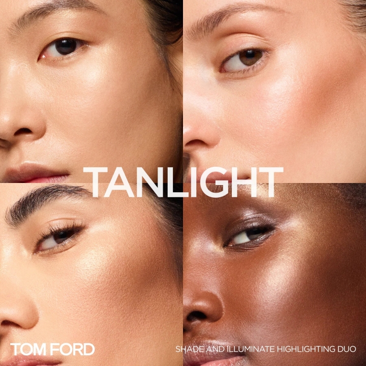 Tom Ford Shade And Illuminate Highlighting Duo Пудра-хайлайтер для лица в оттенке #Tanlight