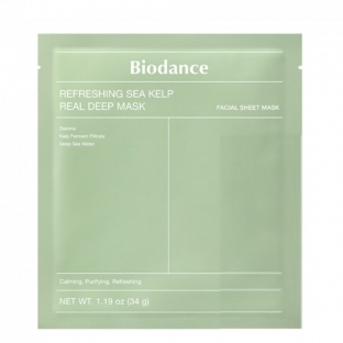 Biodance Refreshing Sea Kelp Mask Освежающая гидрогелевая маска с экстрактом водорослей