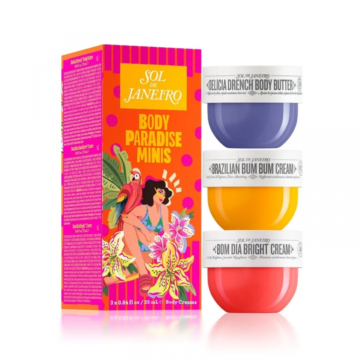 Body Paradise Minis Limited Edition Sol de Janeiro Набор для ухода за телом