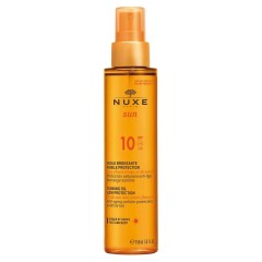 Солнцезащитное тонирующее масло SPF10 NUXE