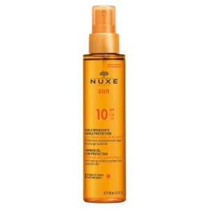 Солнцезащитное тонирующее масло SPF10 NUXE