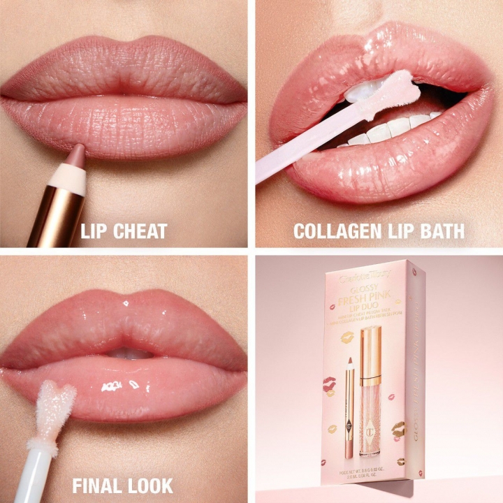 Glossy Fresh Pink Lip Duo Набор для макияжа губ