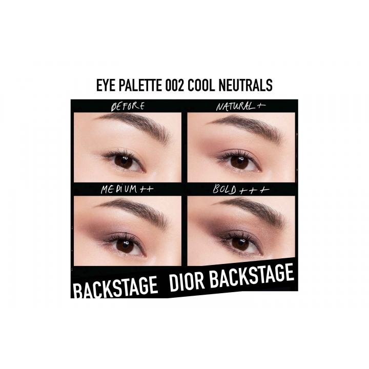 DIOR Backstage Eye Palette Палетка для макияжа глаз в оттенке #002CoolNeutrals