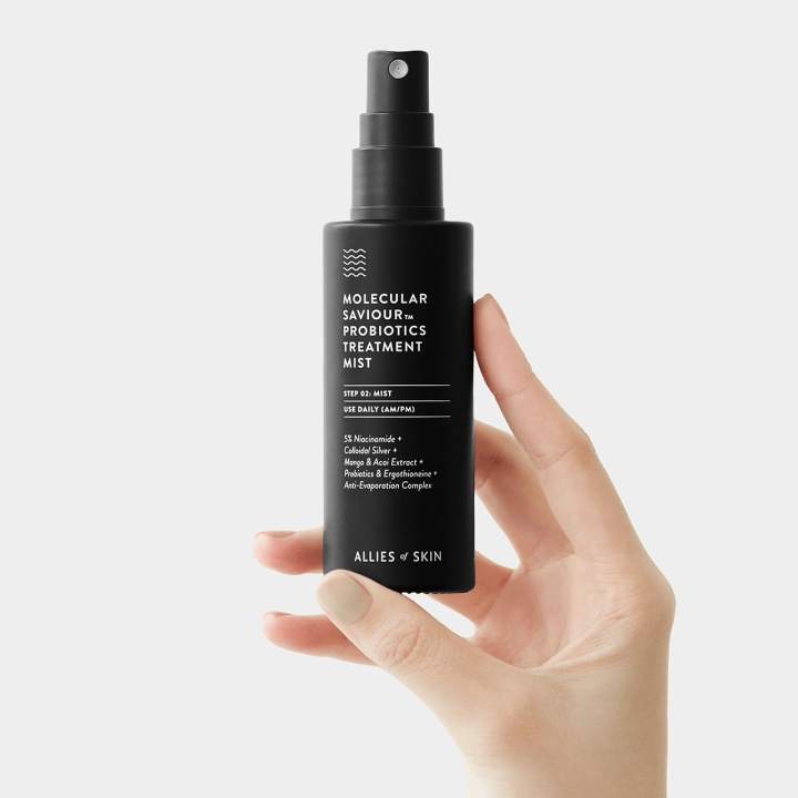 Molecular Saviour Probiotics Treatment Mist Увлажняющий мист с пробиотиками, ниацинамидом и серебром