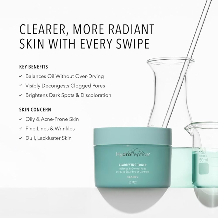 HydroPeptide Тонер-пэды с молочной и азелаиновой кислотами
