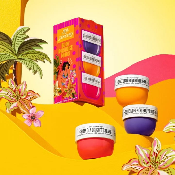 Body Paradise Minis Limited Edition Sol de Janeiro Набор для ухода за телом