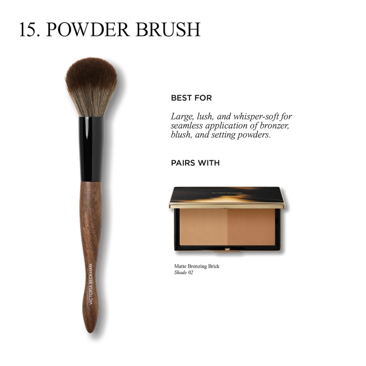 Victoria Beckham Beauty 15.Powder Brush Кисть для пудровых текстур