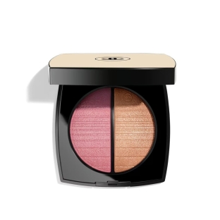 Les Beiges Healthy Golden Glow Powder Limited Edition Румяна и хайлайтер в оттенке #ÉclatDuSoir 