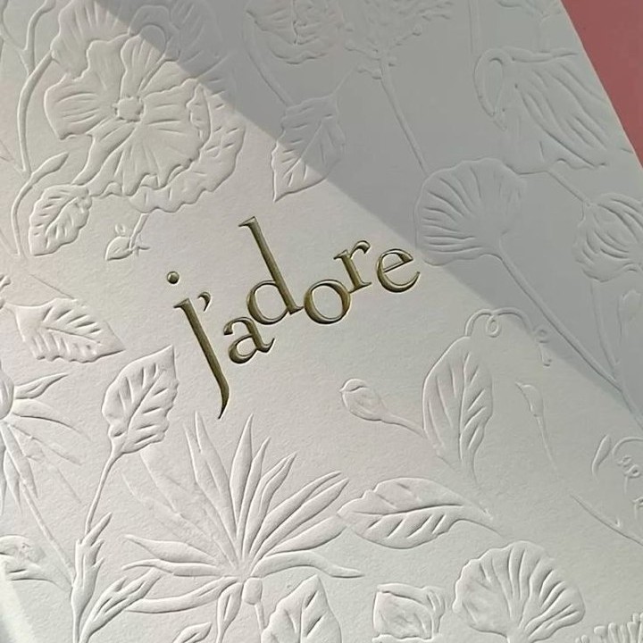 Dior J'adore Floral Embossed Notebook Limited Edition Блокнот