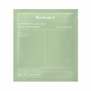 Biodance Refreshing Sea Kelp Mask Освежающая гидрогелевая маска с экстрактом водорослей