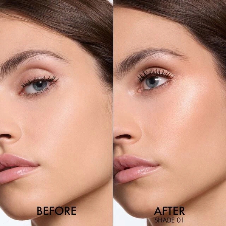 Dior Forever Glow Luminizer Хайлайтер в оттенке #01NudeHalo