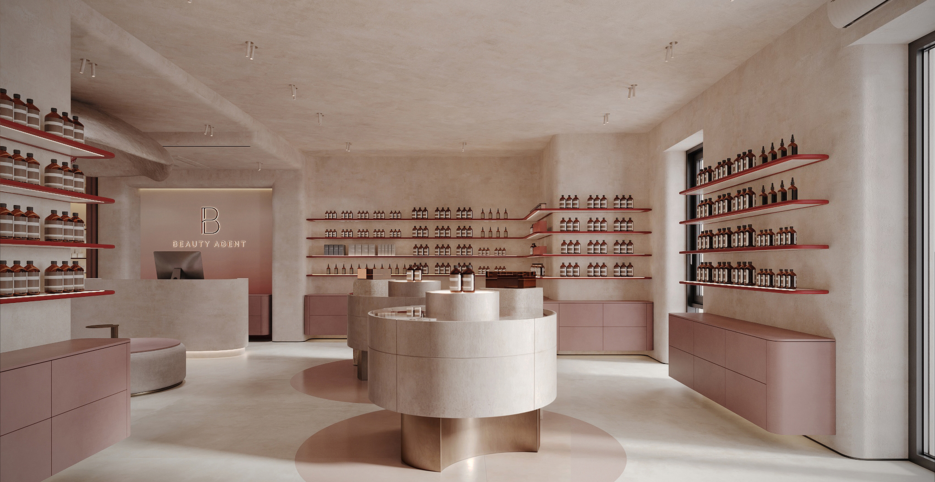 Интерьер бутика BEAUTY AGENT